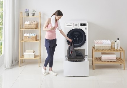 LG TwinWash práčka vyperie naraz dve várky bielizne
