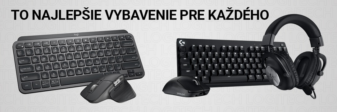 Logitech klávesnica, myš a príslušenstvo