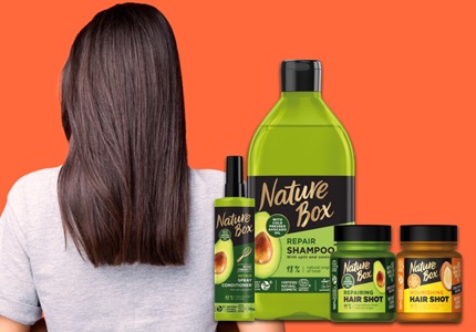 Tekuté šampóny Nature Box
